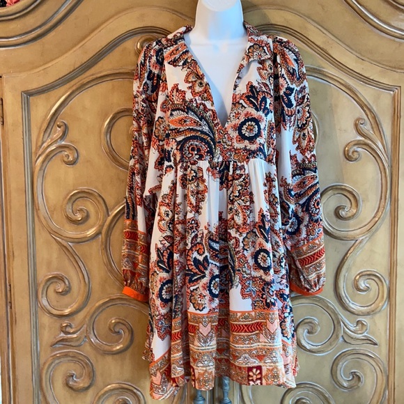 🎉🎉Host Pick🎉🎉NWT Free People print Dress - Picture 11 of 11